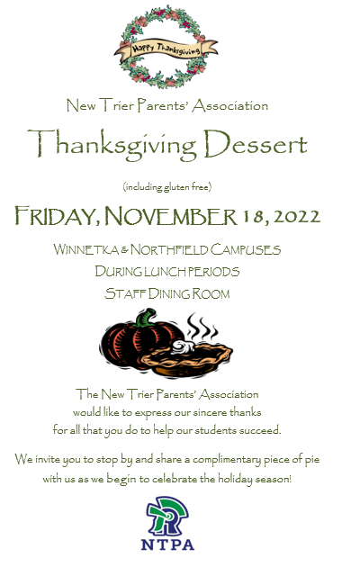  NTPA Pie Day at Winnetka Campus